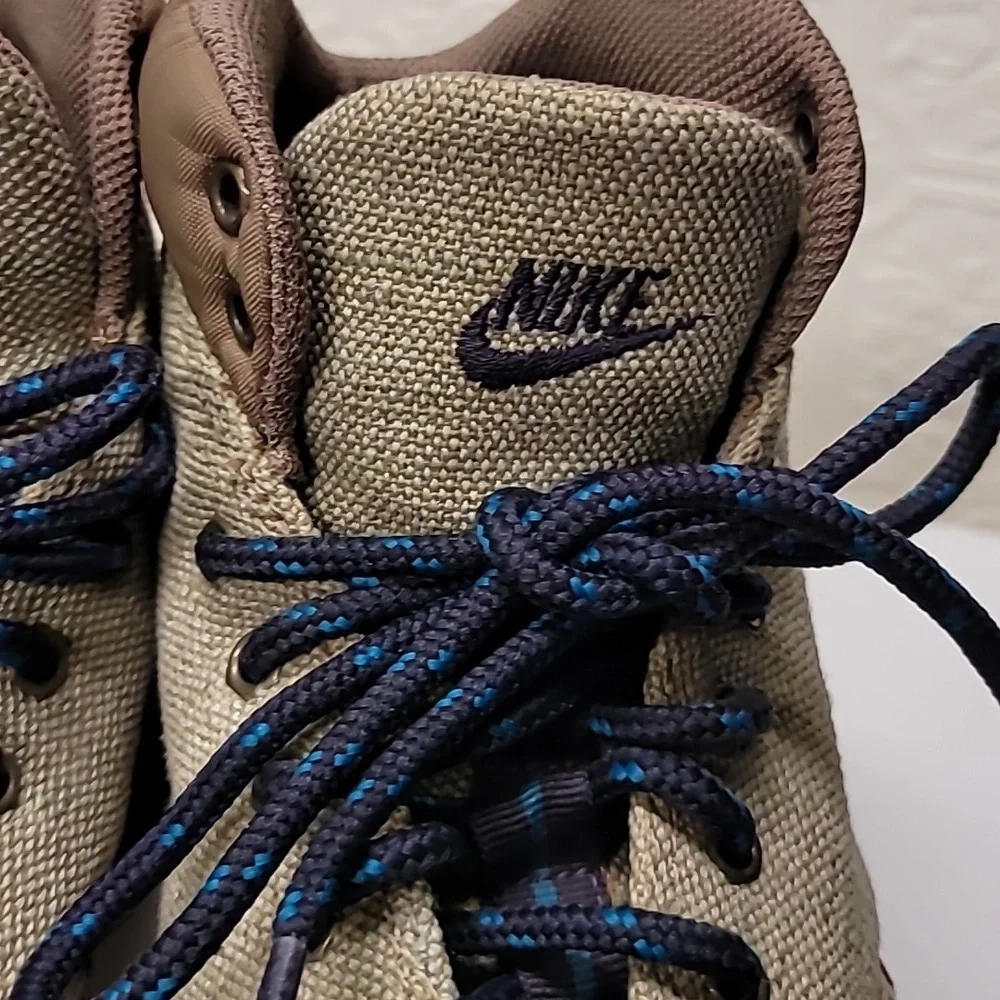 Nike ACG Rare Vintage90's Suede LaceUpHiking BootsOutdoor grape 7.5 sz like new! - Picture 4 of 11